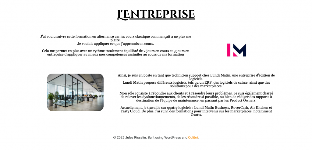 Projets , Site , WordPress , BTS SIO ,
porte folio
